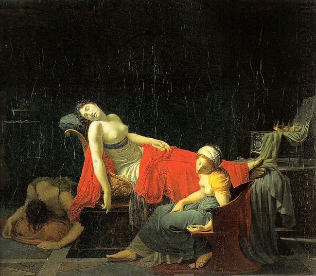 Julius Adam Der Tod der Kleopatra von Jean-Baptiste Regnault china oil painting image